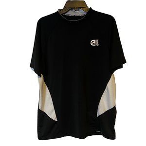 Ecko Function Shirt Short Sleeve Stretch Black White Logo Lightweight Mens